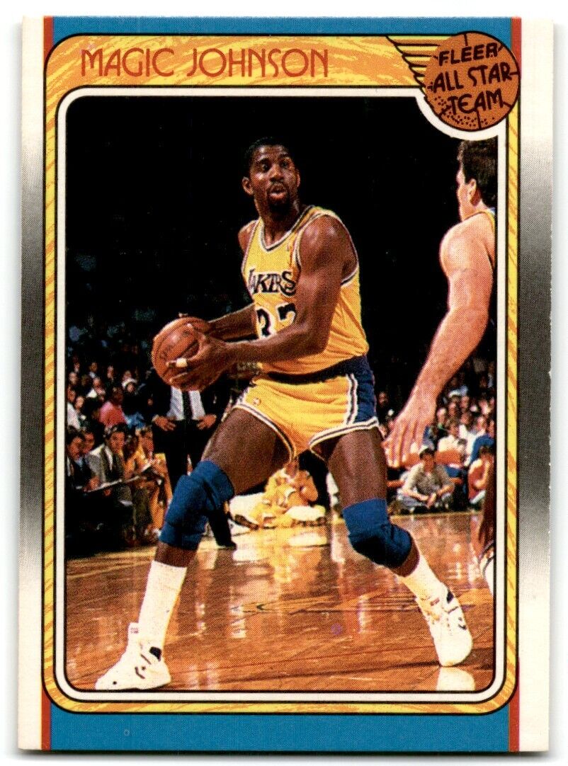 1988-89 Fleer Magic Johnson Los Angeles Lakers #123