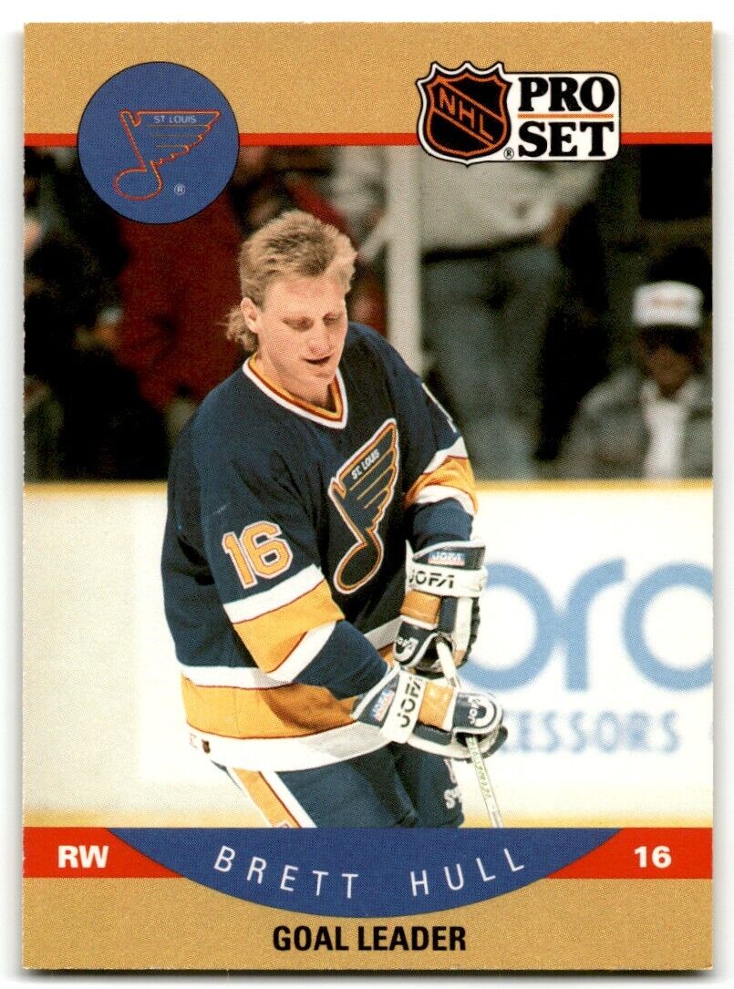 1990-91 Pro Set Brett Hull St. Louis Blues #395