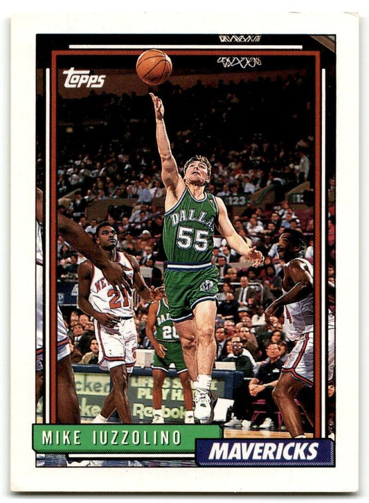 1992-93 Topps Mike Iuzzolino Dallas Mavericks #6