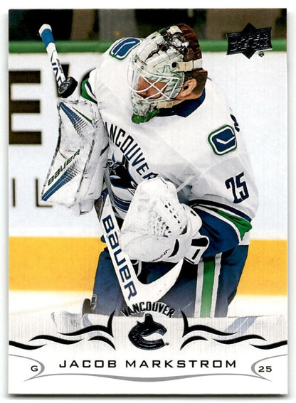 2018-19 Upper Deck Jacob Markstrom Vancouver Canucks #172