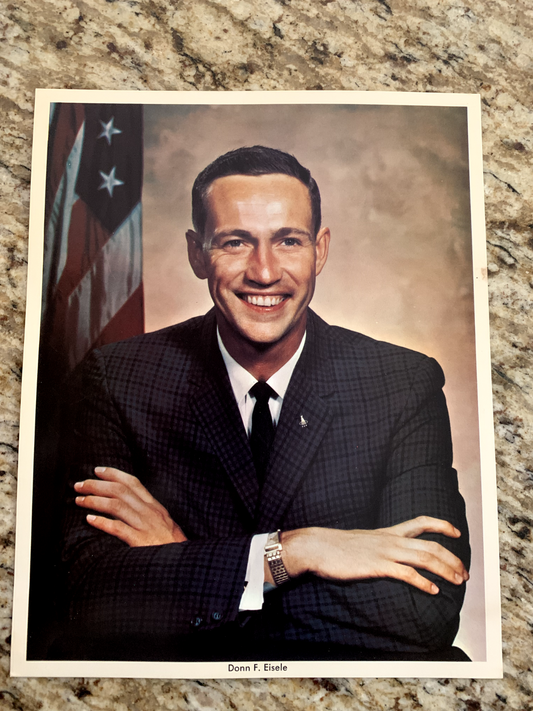 NASA Apollo 7 Astronaut Donn Eisele 8'' x 10'' portrait Photo