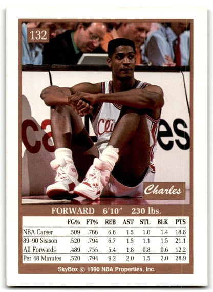 1990-91 SkyBox Charles Smith Los Angeles Clippers #132