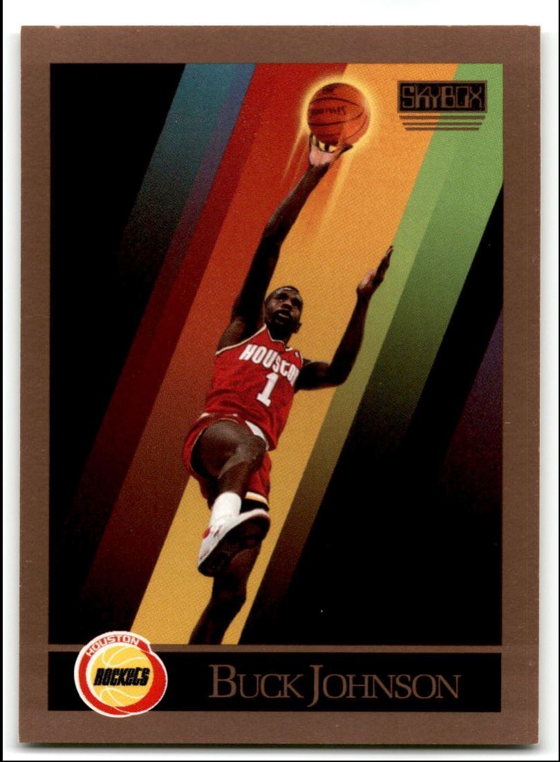 1990-91 SkyBox Buck Johnson Houston Rockets #108