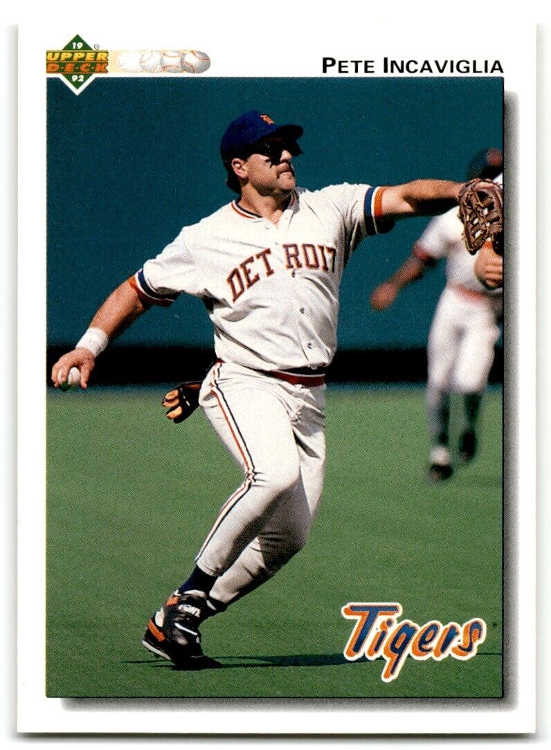 1992 Upper Deck Pete Incaviglia Detroit Tigers #271