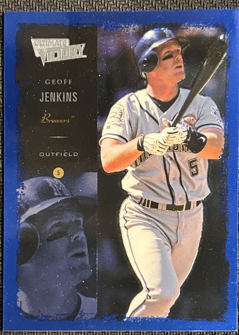 2000 Upper Deck Ultimate Victory Geoff Jenkins Milwaukee Brewers #52