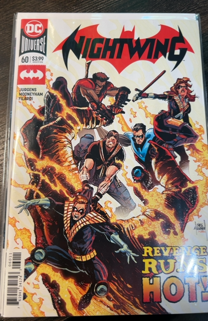 Nightwing #60 DC Comics Universe 2019 "City Ablaze Part 2" Cover A