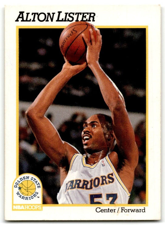 1991-92 Hoops Alton Lister Golden State Warriors #70