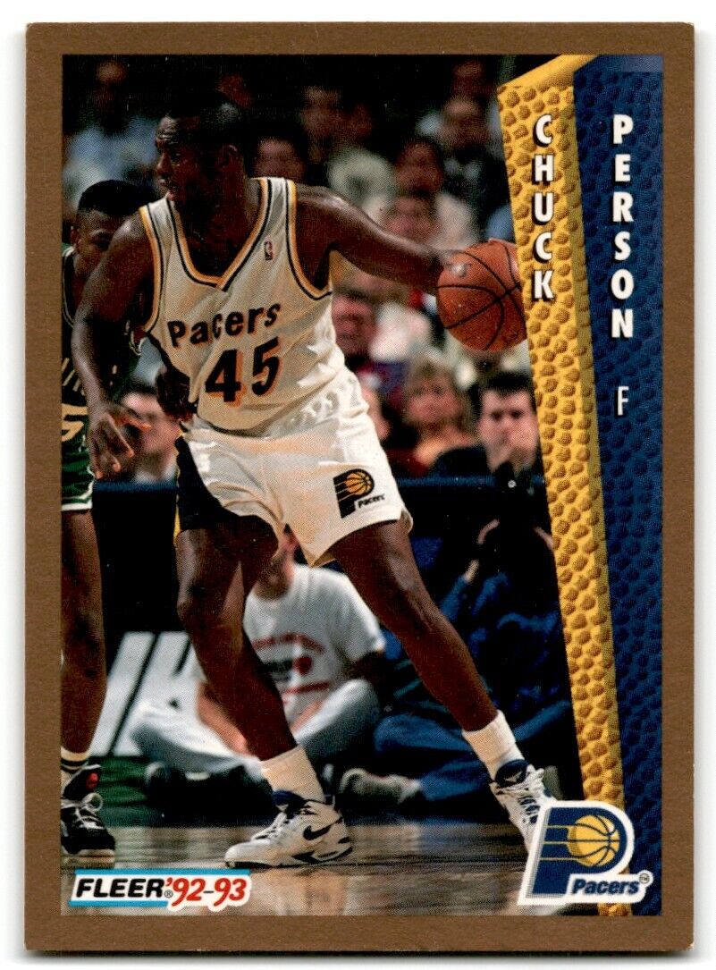 1992-93 Fleer Chuck Person Indiana Pacers #92