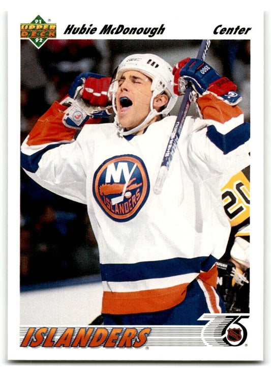 1991-92 Upper Deck Hubie McDonough New York Islanders #138