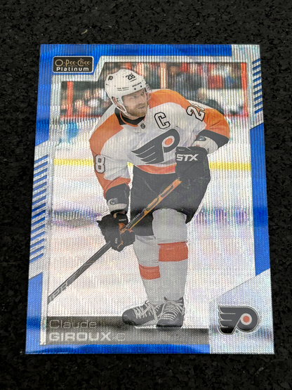 2020/21 O-Pee-Chee Platinum Hockey Glaude Giroux Blue Surge Card Flyers