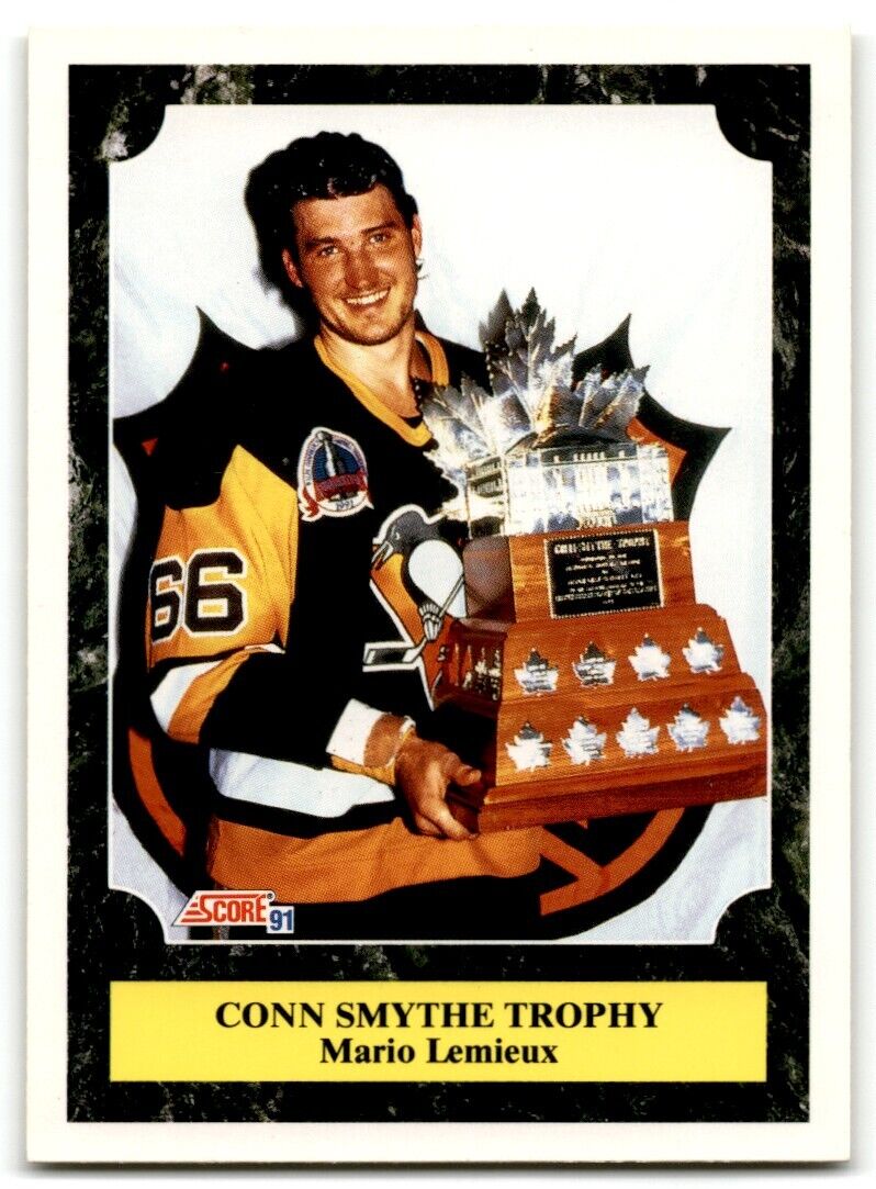 1991-92 Score American Mario Lemieux (Conn Smythe Trophy) Pittsburgh Penguins