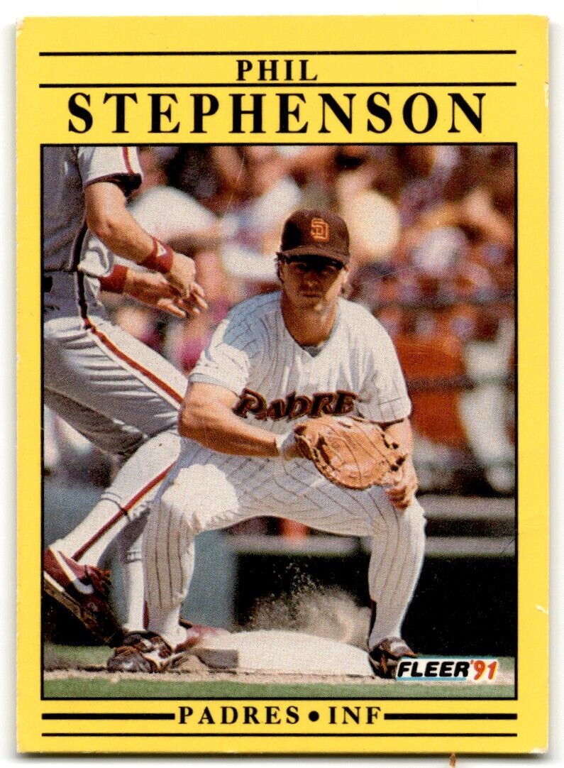 1991 Fleer Phil Stephenson San Diego Padres #545A