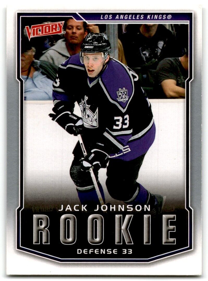 2007-08 Upper Deck Victory Jack Johnson Rookie Los Angeles Kings #201