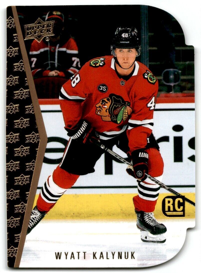 2021-22 Upper Deck Rookie Die-Cut Wyatt Kalynuk Rookie Chicago Blackhawks