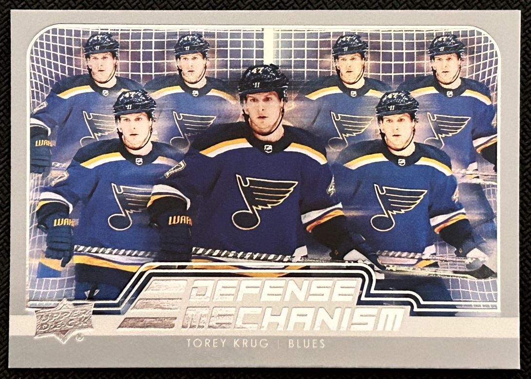 2022-23 Upper Deck Defense Mechanism Torey Krug St. Louis Blues #DM-10