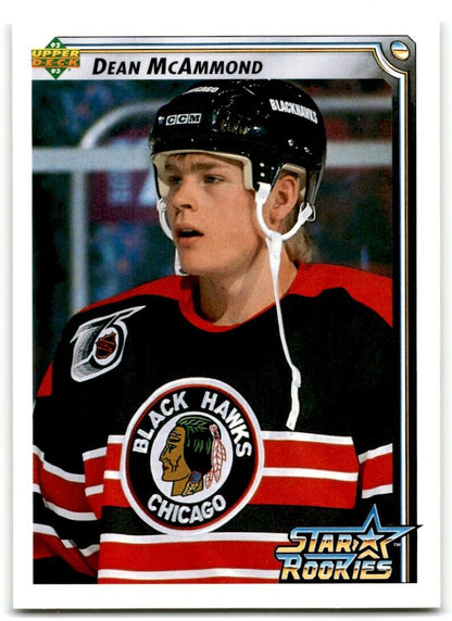 1992-93 Upper Deck Dean McAmmond Rookie Chicago Blackhawks #403