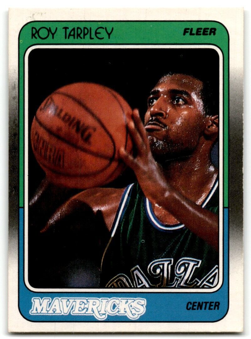 1988-89 Fleer Roy Tarpley Rookie Dallas Mavericks #32