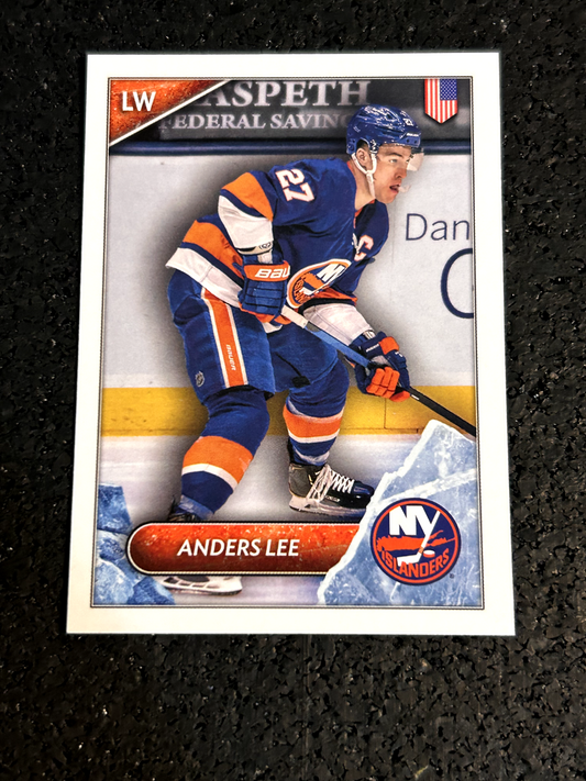 2021-22 Topps NHL Stickers #363 Anders Lee - New-York Islanders