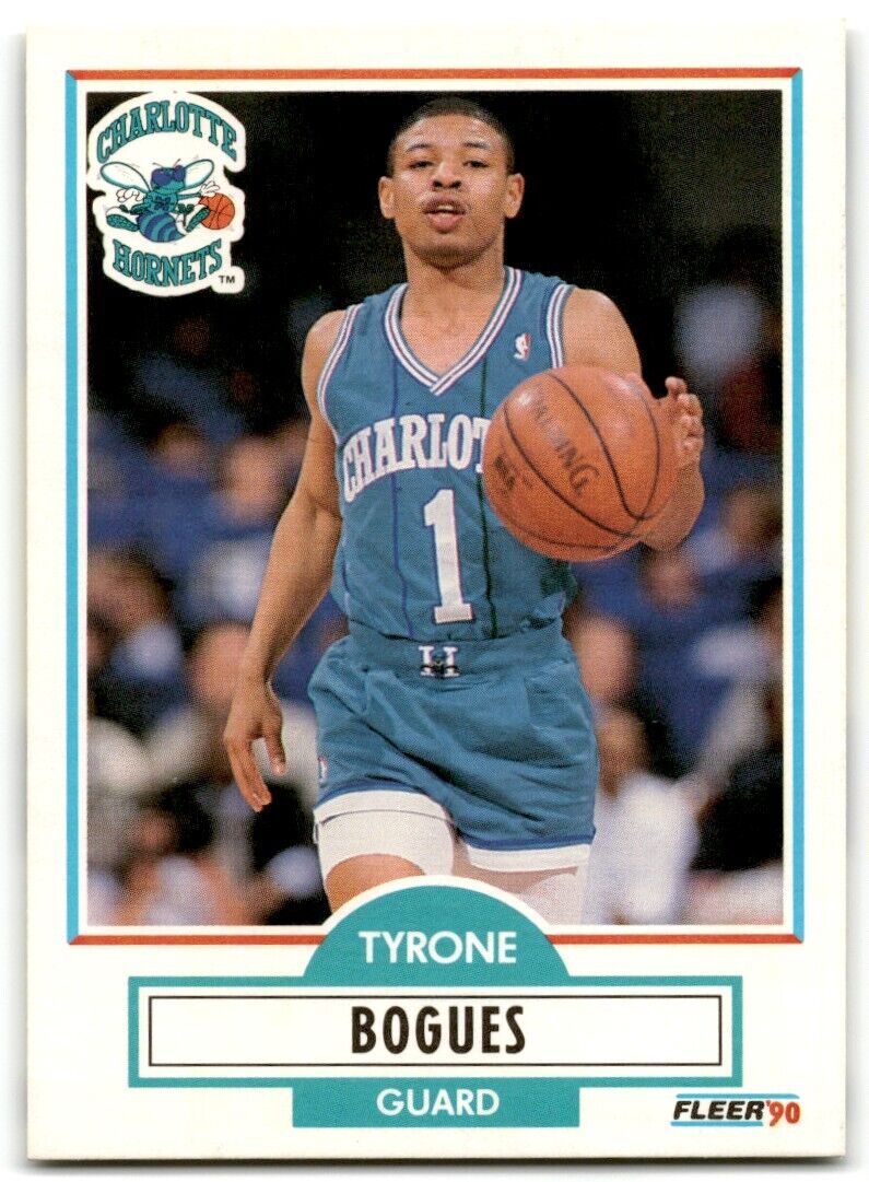 1990-91 Fleer Tyrone Bogues Charlotte Hornets #16