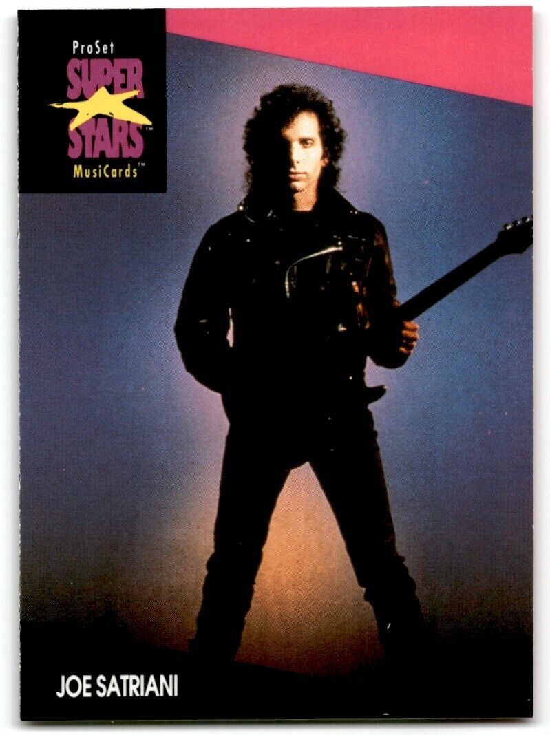 1991-92 ProSet Super Stars MusiCard Joe Satriani #231