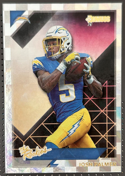 2021 Donruss The Rookies Josh Palmer Rookie Los Angeles Chargers #TR-TMA