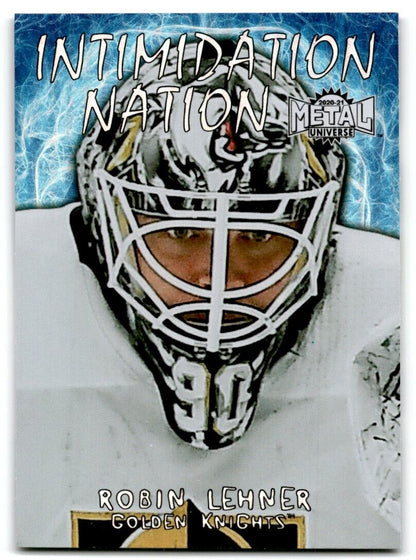 2021-22 SkyBox Metal Universe Robin Lehner Vegas Golden Knights #IN-23