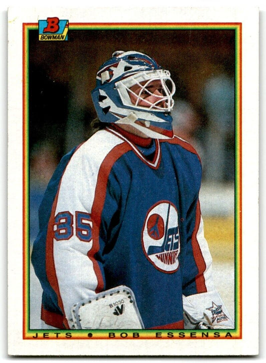 1990-91 Bowman Bob Essensa Rookie Winnipeg Jets #131