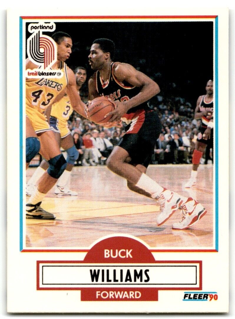 1990-91 Fleer Buck Williams Portland Trail Blazers #160