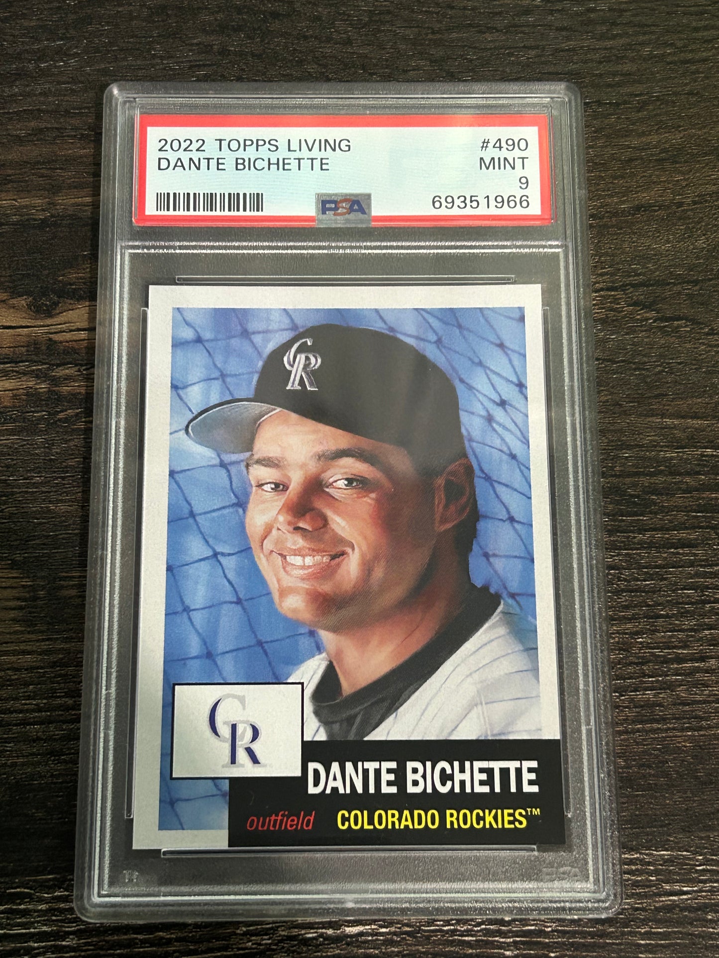 2022 Topps Living Set #490 Dante Bichette PSA 9 Mint