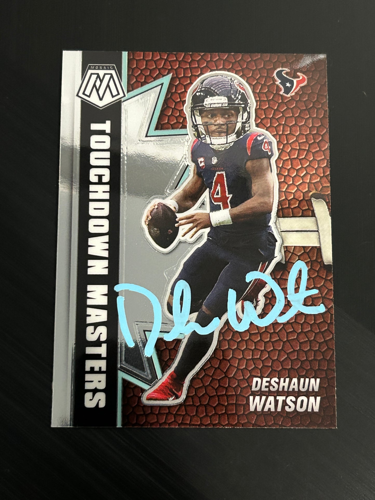 2021 Deshaun Watson Panini Mosaic Touchdown Masters #TM-17 AUTO COA