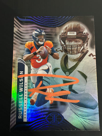 2022 Illusions Football Base #27 Russell Wilson - Denver Broncos AUTO COA